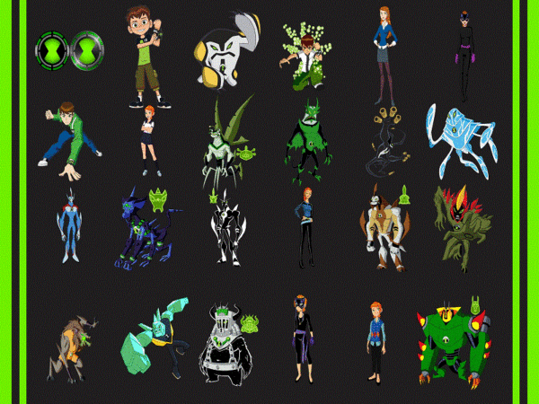 110 ben 10 clipart png bundle, ben 10 paper, ben 10 characters, ben 10 cartoon png, printable, transparent backgrounds, instant download 998983959