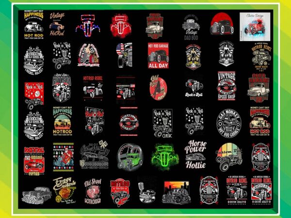 Combo 400+ hot rod bundle png, classic hot rod, vintage hot rod png, hot rod rebel png, rock and roll, classic car png, digital download 1000436301 t shirt vector file