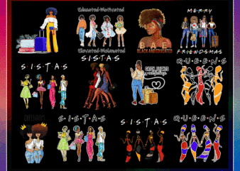 35 Afro Black Girl PNG Bundle, Afro girl PNG , Girl’s Trips, Catch Flight not Feeling, Black Sistas, Black Queen, Black Women, Black Beauty 1008982539