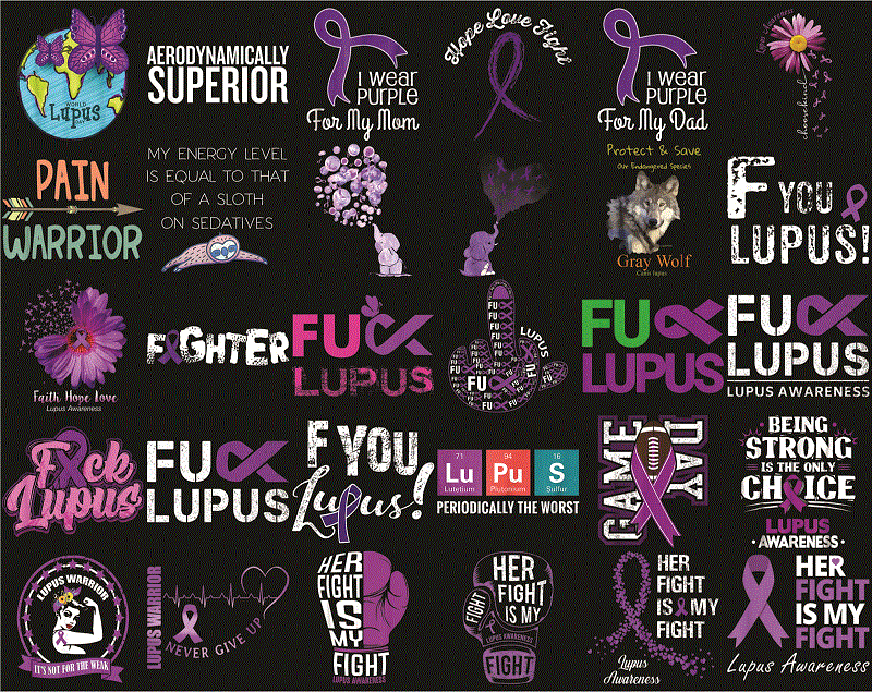 Bundle 143+ Lupus awareness png, Lupus Digital png, Warrio lupus awareness Png, In May We Wear Purple Sublimation Png, Digital Download 1008995659