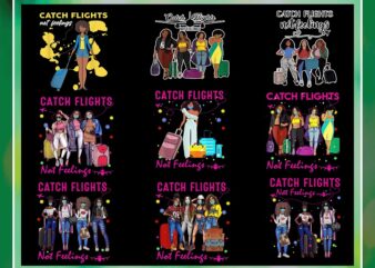 115 Catch Flights not Feelings Png Bundle, Black Queen Png, Black Women Png, Black Women Strong Png, African American Women Png 1009603632