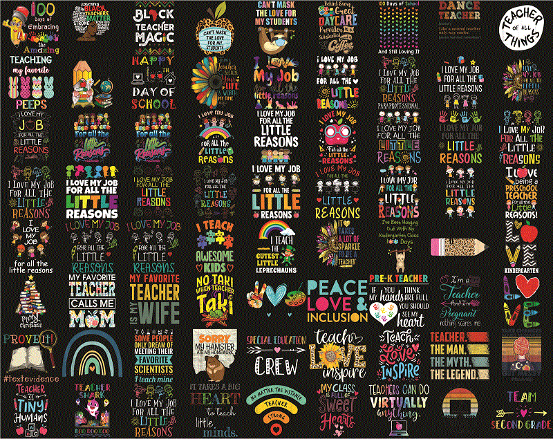 71+ Teacher PNG Bundle, 100 Days Of School PNG, Peace Love Art File, Dancer Teacher, Virtual Teacher, Black Teacher Matter, Love Teacher png 924515560