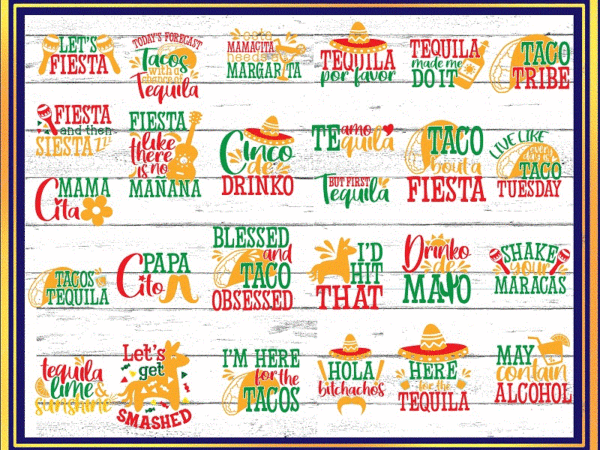 Combo 600+ cinco de mayo png, cinco drinko squad, unicorn png, mexican cinco de mayo png, happy cinco de mayo birthday, digital download cb773323192 t shirt vector file