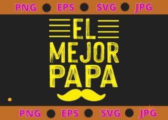 El mejor Papá siempre svg