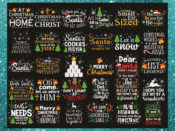 160+ merry christmas bundle ,christmas svg bundle, winter svg, santa svg, holiday, merry christmas, christmas bundle png svg 1071223474