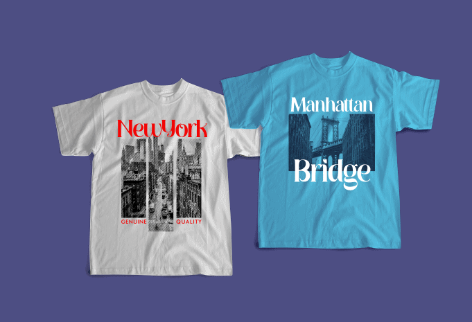 Urban Streetwear T-shirt Design Bundle, Eps, Png, Svg