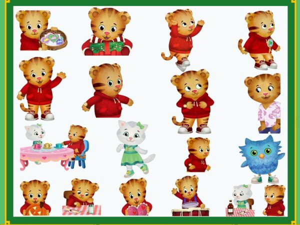 48 daniel tiger neighborhood png, daniel tiger neighborhood clip art, daniel tiger neighborhood images, daniel tiger png, instant download 985023542