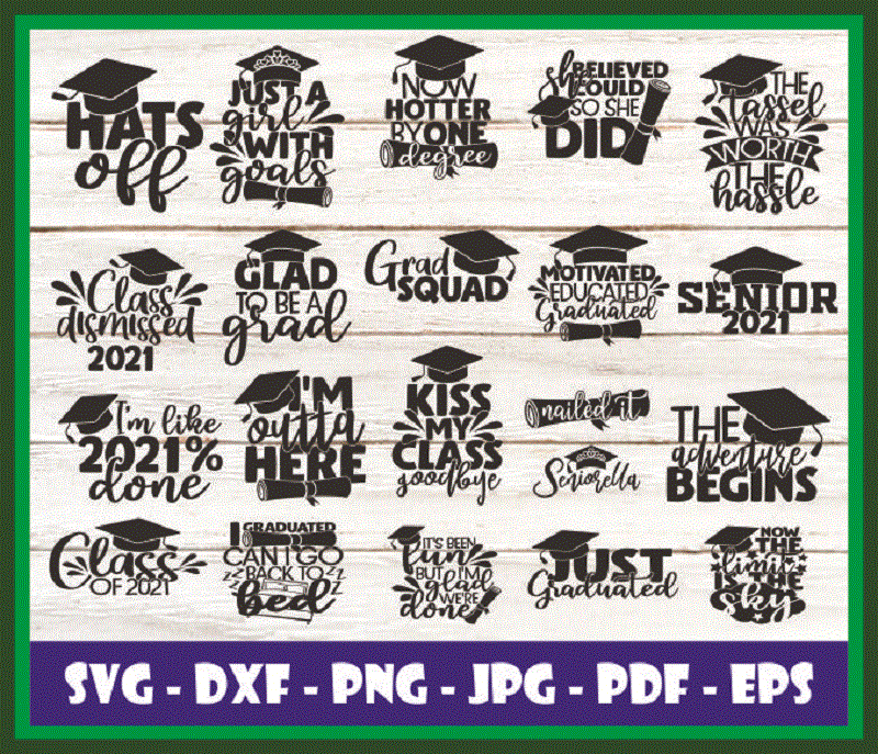 21 Graduation Quotes SVG Bundle, Printable Graqduation, Graduation Cut File, Graduation Clipart, Vector, Commercial Use, Instant Download 807462061