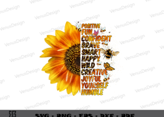Bee Day Quotes Sublimation PNG & Honey Bee Png, Cute Bee Art Cameo Htv Prints, Gift For Bee Lover Sublimation Design