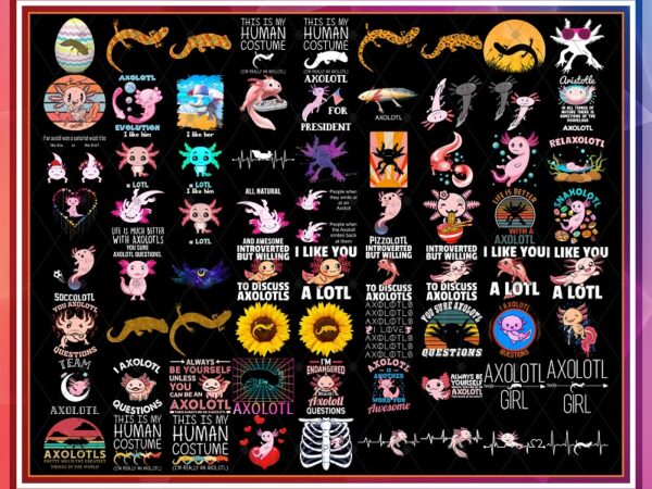 Bundle 400+ designs axolotl png, funny axolotl questions, love axolotl, axolotl png, animals png, digital download 1027747409