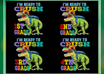 Bundle Back To School SVG, Dinosaur Lovers, I’m Ready To Crush, Preschool, Pre-K, Kindergarten, 1st Grade, 2nd Grade, 3rd Grade,4th Grade 1049299731 t shirt template
