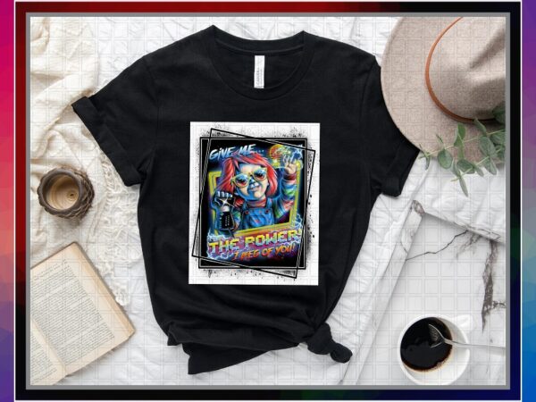Chucky horror halloween png, chucky horror halloween t-shirt, horror halloween, png digital print design, sublimation digital black 1042881555