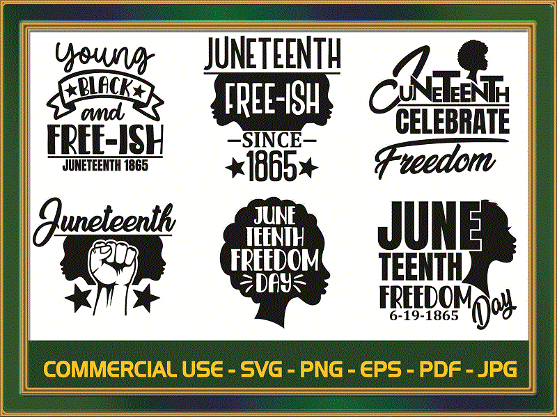 Combo 41 Designs Black Lives Matter SVG, Juneteenth Freedom 1965, Black History, Cut File, Clipart, PrintableCommercial use instant download CB823855941