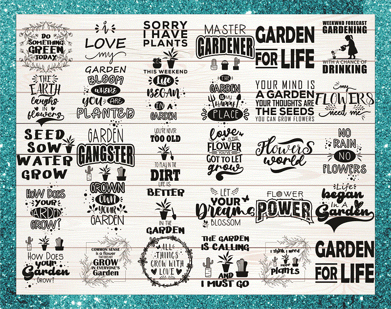 Bundle 100 Garden SVG, Plant Sayings svg, Gardening SVG, garden svg design, garden svg flowers, garden svg shirt, Digital downloads 981663306
