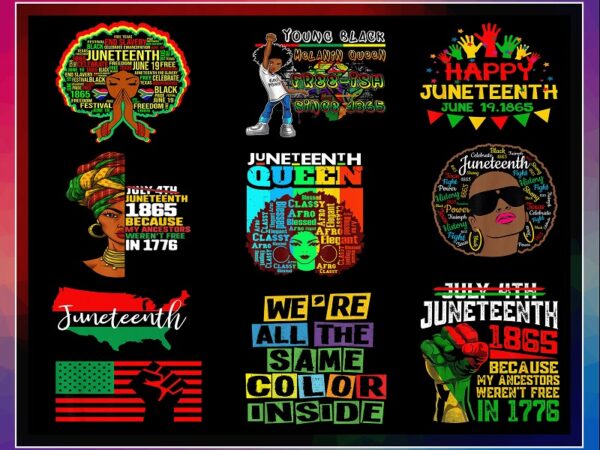 Bundle 49 juneteenth png, juneteenth americans independence 1865 png, black history, black flag pride, black lives matter, digital download 1005097640 t shirt template