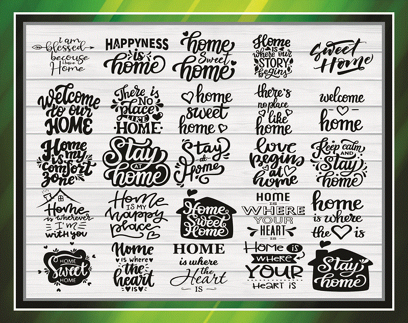 Bundle 100 Home Quotes SVG, Home Sweet Home Svg Files, New Home Svg, Home Svg Shirt, Home Svg Sayings, Stay At Home Svg, Family Svg 996763925