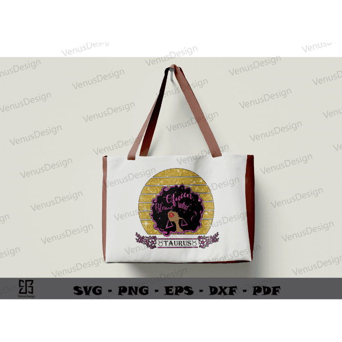 Afro Birthday Taurus Girls Vector gift for Sublimation Files, Melanin Queen Birthday Art Png Files, Black Magic Girl Art