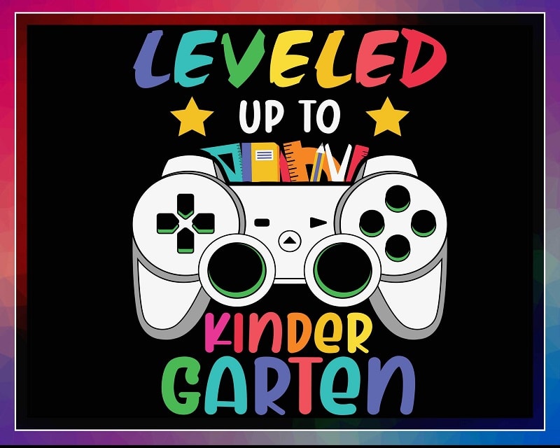 Bundle 8 Back To School Png, Leveled Up To Kindergarten Pre-K 1st-5th Grade Bundle PNG, Level Up tp Preschool Png, Digital Download 1036207110