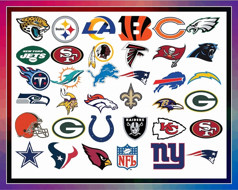 Bundle 33 Designs NFL logo svg, NFL Svg, NFL Team Svg, Nfl football svg, Cut file Vector, Icon Svg, Jpg, Cricut Design, Digital Download 992007949