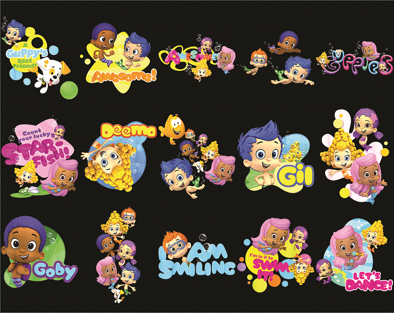 Bundle 31+ Bubble Guppies, Bubble Guppies PNG png files, Transparent background, Bubble Guppies png, Clipart PNG, Digital Download 1014949619