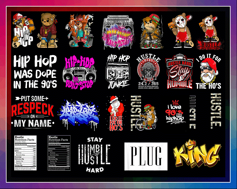 Bundle 200 Old School Hip Hop PNG, I Love Hiphop, Santa clause hiphop, 90’s hiphop, B-boy, hiphop class, elements of hiphop, Digital Download 1021946878