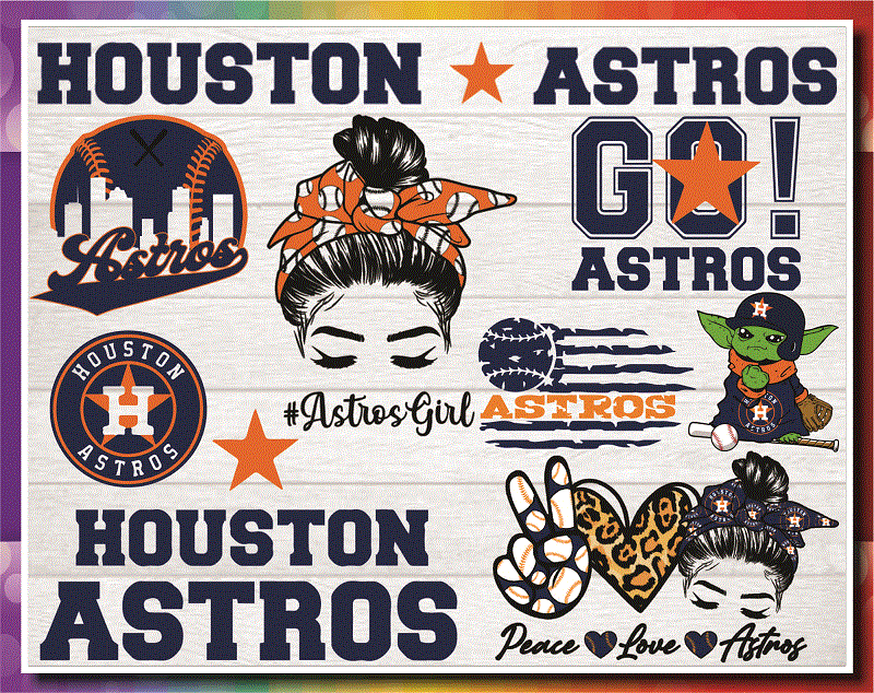19 Houston Astros Bundle, Houston Astros Clipart, Silhouette, Svg, Png, Peace love Astros, Houston Astros Heart, Astros Lips, Digital Design 1037590435