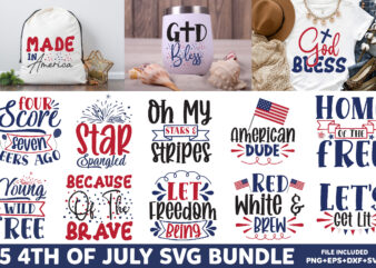 4th of july svg bundle