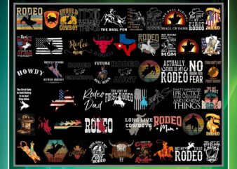 Bundle 400+ Designs Rodeo Bull Rider Cowboy Png, Rodeo Png, Bull Riding Png, Steer Riding Png, Bull Rider Png, Bull Silhouette Png 1000445337