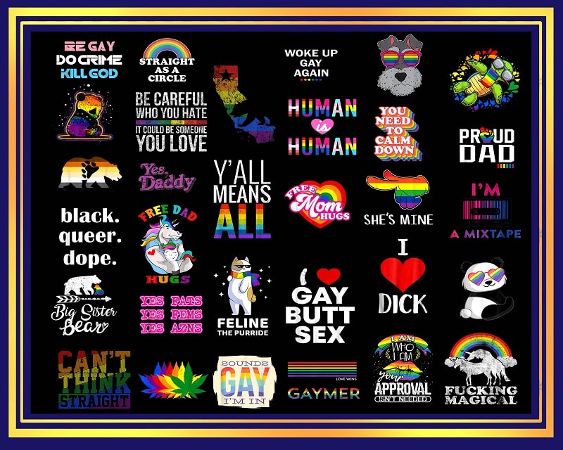 100 LGBT Pride Png bundle, LGBT Lip png, Flag LGBT Png, Rainbow Png, Bisexual Lesbian Png, Be Proud Be Fabulous, Gay Png, Digital Download 996289213