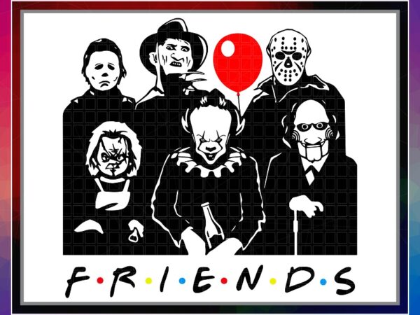 Bundle 6 designs horror killers png, horror characters friends png, friends, horror friends png,horror movie characters,halloween friend png 857753560