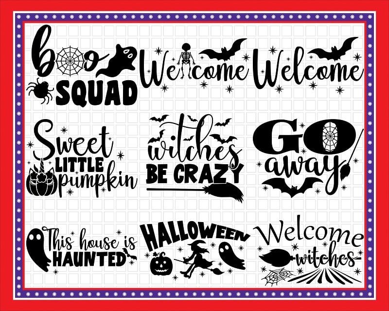 55 Halloween Svg Bundle, Halloween Cut File, Halloween Quote Svg, Halloween Saying, Halloween Design Svg, Happy Halloween Svg, Ghost Svg 1019395809