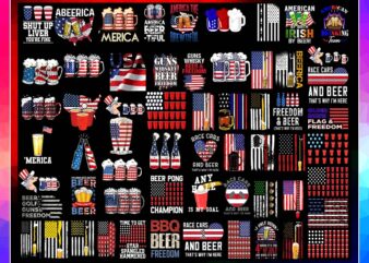 Combo 535+ Beer American Bundle PNG, Beer American Flag, Freedom and Beer Merica USA, Funny Beer Drinking, Beer Drinkers,sublimation digital 998750876 t shirt vector file