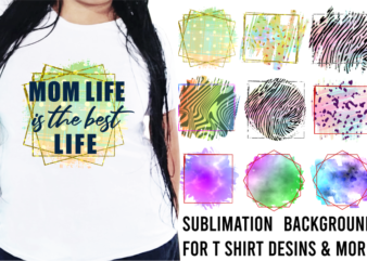 Sublimation Background Bundle, Abstract Background, Sublimation T Shirt Designs, mus designs