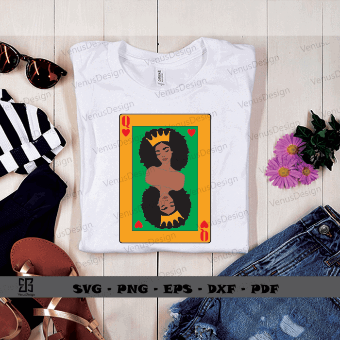 Best Gift for Afro Queen Sublimation Files, Melanin Queen Art, African American Girl, Gift For Black Girl