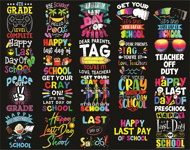 Bundle 80 Bye Bye School Hello Pool PNG, Summer Vacation png, Summer School Png, Bye Bye School png, Summer Teacher png, Last Day Of School PNG 1014959395