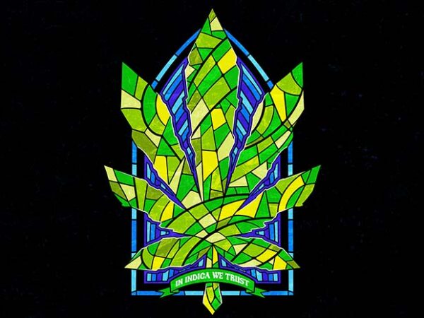 Weed glass t shirt design for sale
