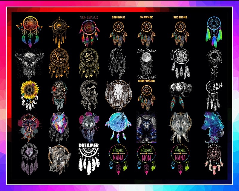 204 Designs Dream Catcher PNG Bundle, Dreamcatcher PNG, BOHO Style Design| Sublimation File, Dream Catcher Native American, Instant Download 999671722