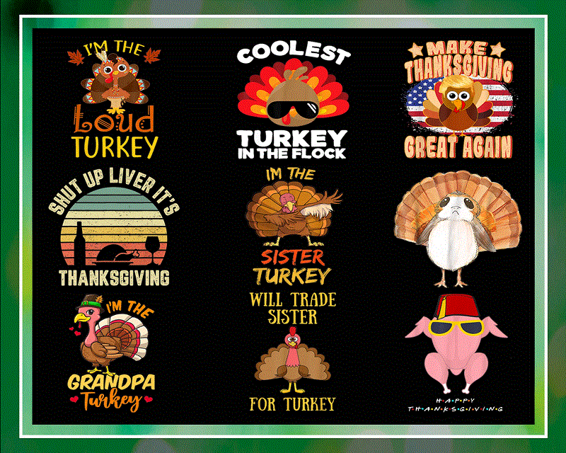 60 Thanksgiving PNG Bundle, Thanksgiving Sublimation, Turkey Clip Art, Turkey PNG, Sublimation Design, Fall PNG, Fall Clip Art, Digital File 885570355