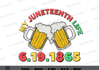 Celebrate Juneteenth Beer Cup Art Sublimation Files. Black Independence Day Art, Juneteenth Svg Cutting Files