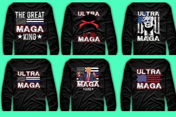 6 ultra maga design, retro vintage american flag cool ultra maga t-shirt esign vector,the great maga king png, svg, eps, vector, editable, funny, saying, ultra maga, patriotic, usa flag, american