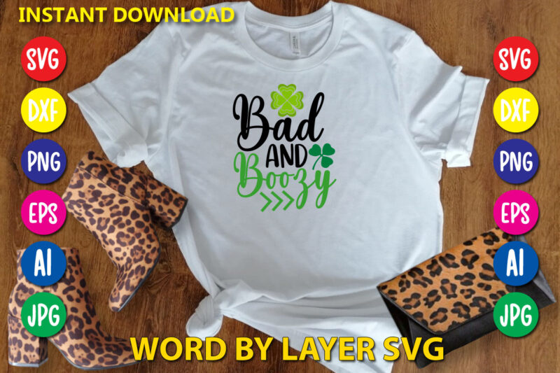 St Patrick's Day SVG Bundle, vol.3 20 svg bundle t-shirt design ,Lucky svg, Irish svg, St Patrick's Day Quotes, Shamrock svg, Clover svg, Cut File, Cricut, Silhouette, PNG,St Patrick's Day