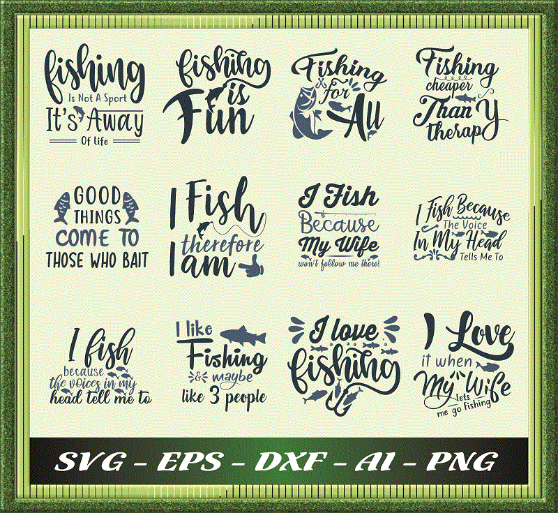 94 Fishing SVG Bundle, Shirt Fishing Quote svg, Fishing Fonts svg Bundle, Fishing Design Bundle svg, Svg Files For Cricut, Instant Download 966838786