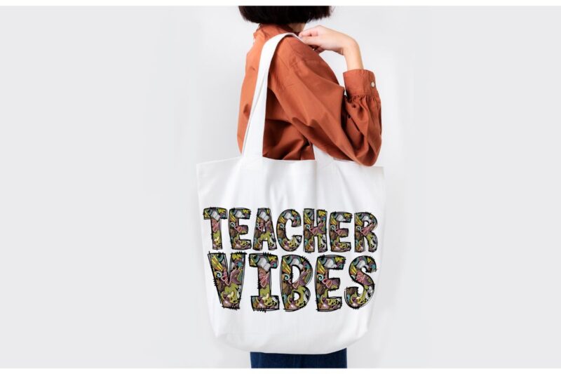 School teachers alphabet sublimation design bundle, teaching hand drawing alphabet fonts separated