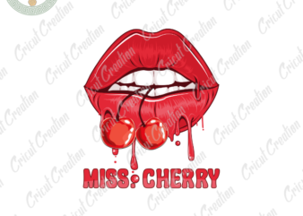 Sexy Lips, Miss cherry Diy Crafts, cherry fruits png Files , love summer Silhouette Files, Trending Cameo Htv Prints