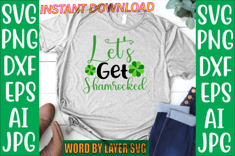 St Patrick's Day SVG Bundle, vol.3 20 svg bundle t-shirt design ,Lucky svg, Irish svg, St Patrick's Day Quotes, Shamrock svg, Clover svg, Cut File, Cricut, Silhouette, PNG,St Patrick's Day