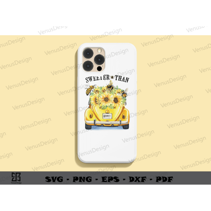 Bee Kind Truck With Sunflowers design Sublimation files & Vintage truck Png files, Bee Sunflower Art Cameo Htv Prints, Bee Car Sublimation Design