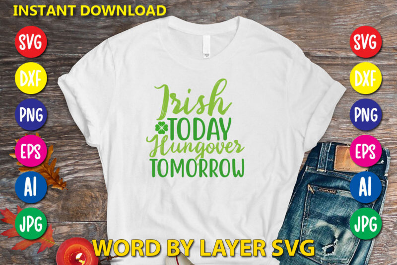 St Patrick's Day SVG Bundle, 20 svg bundle t-shirt design Lucky svg, Irish svg, St Patrick's Day Quotes, Shamrock svg, Clover svg, Cut File, Cricut, Silhouette, PNG,St Patrick's Day SVG