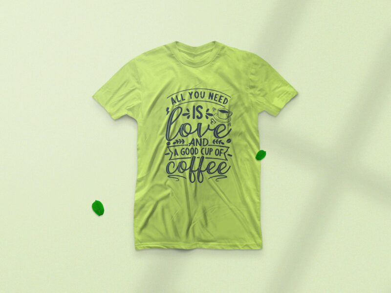 Coffee typography t-shirt designs bundle, Vintage coffee t-shirt design, Coffee motivational quotes t-shirt,