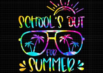 School’s Out For Summer Glasses Png, Last Day Of School Tie Dye Png, Summer Glass Png, School Tie Dye Png