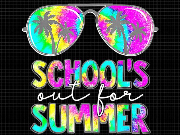 Schools out for summer teacher png, cool last day of school png, hello school summer png t shirt template vector